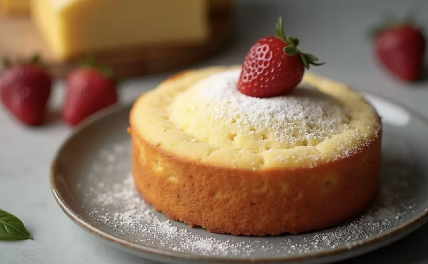 Eggless Vanilla Sponge Cake Recipe