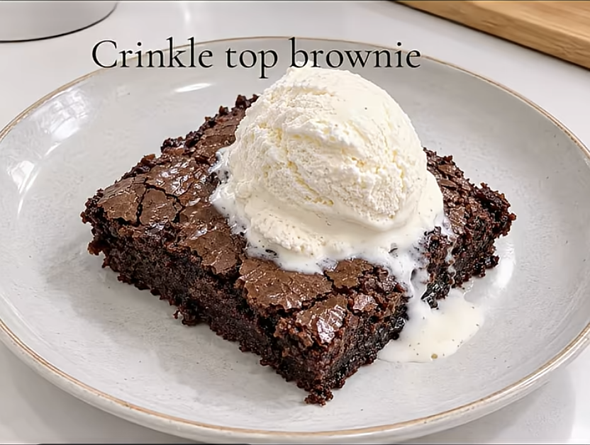 Crinkle Top Brownies